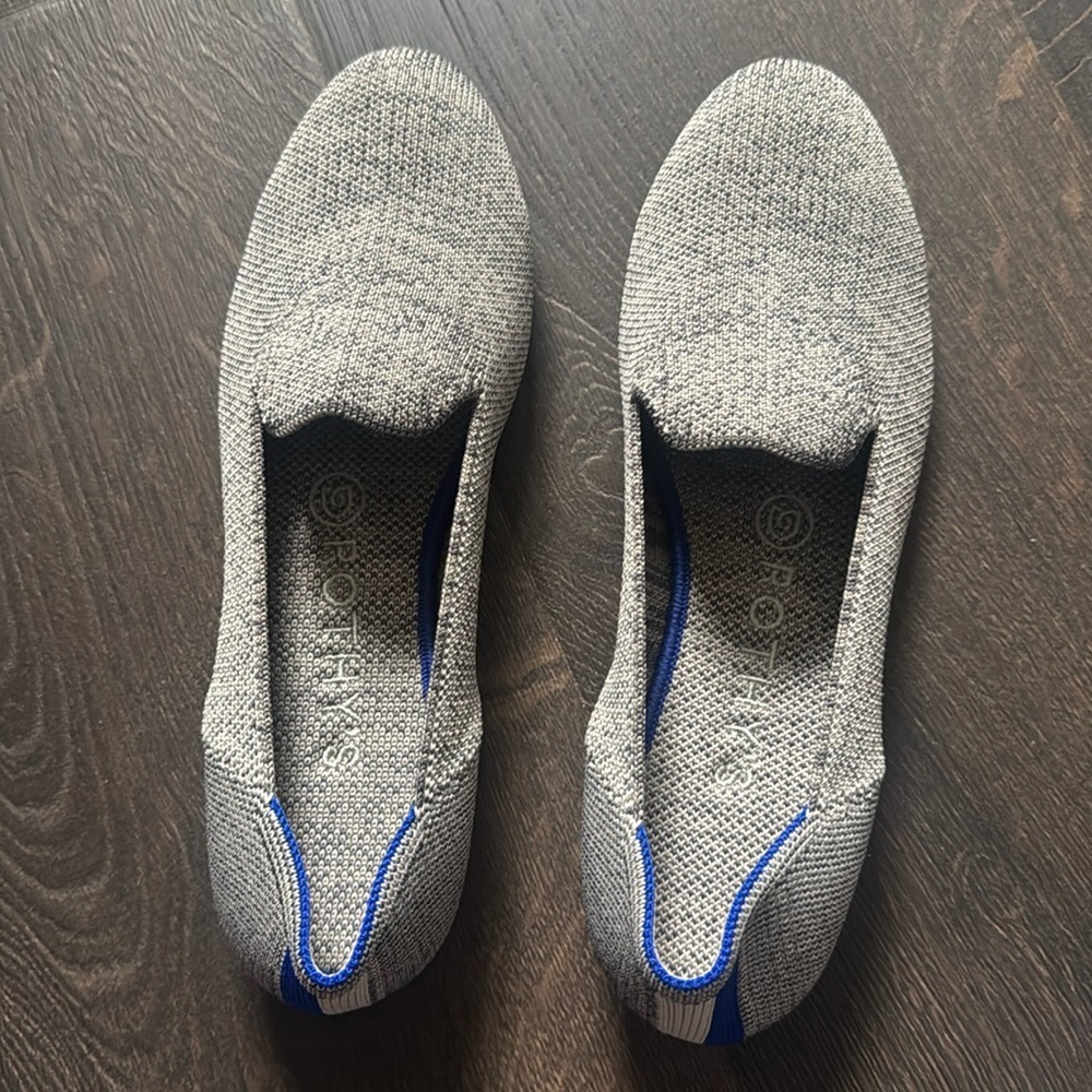Rothy’s The Loafer, Gray Women’s Size 7 Like New slip on